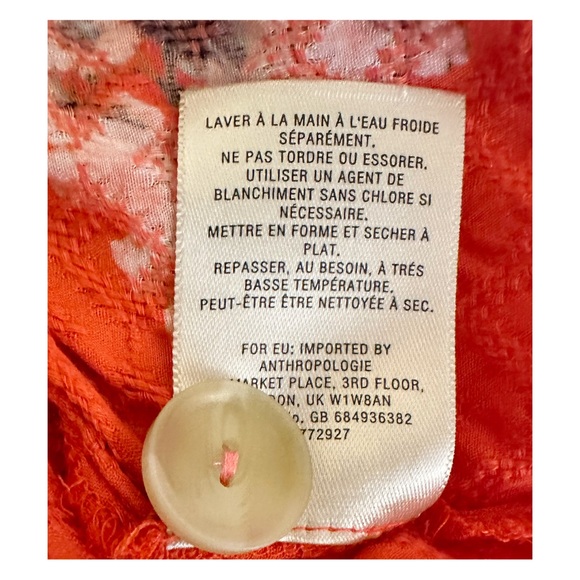 Anthropologie Maeve Button-Down Floral Top - Picture 9 of 13